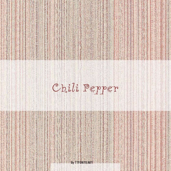 Chili Pepper example